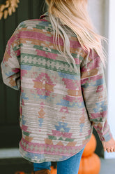 Prendas de abrigo informales universitarias con cuello vuelto y contraste de bloques de colores